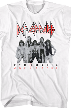 Pyromania World Tour Def Leppard T-Shirt