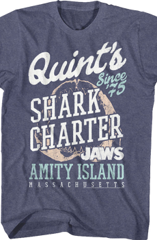 Quint's Shark Charter Jaws T-Shirt