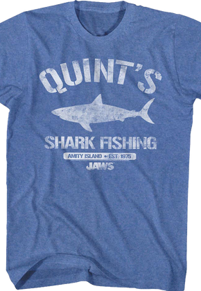 Quint's Shark Fishing Jaws T-Shirt