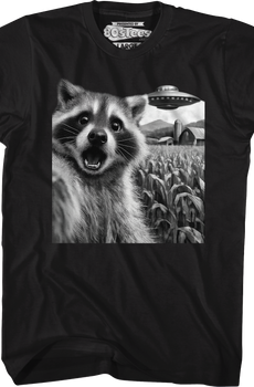 Raccoon UFO T-Shirt