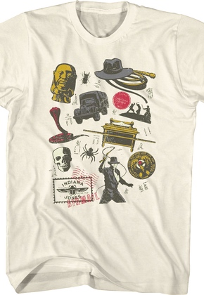 Raiders of the Lost Ark Icons Indiana Jones T-Shirt