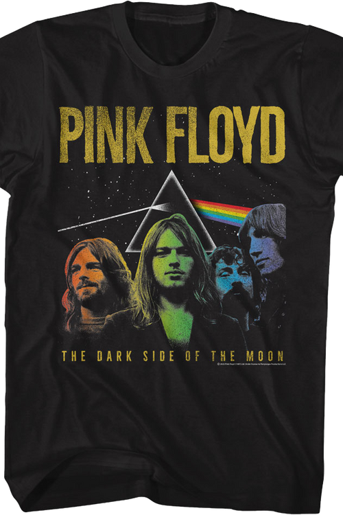 Rainbow Colors Dark Side of the Moon Pink Floyd T-Shirtmain product image