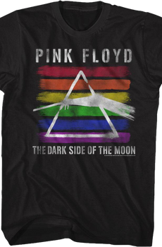 Rainbow Dark Side of the Moon Pink Floyd T-Shirt