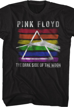 Rainbow Dark Side of the Moon Pink Floyd T-Shirt