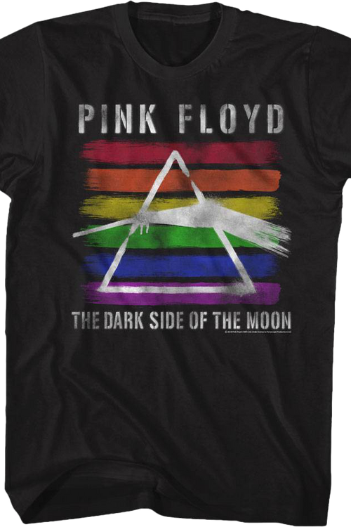 Rainbow Dark Side of the Moon Pink Floyd T-Shirtmain product image