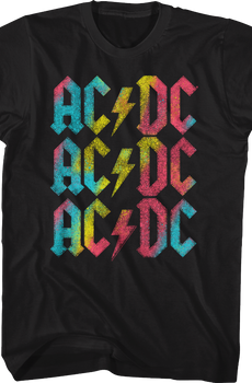 Rainbow Logo ACDC T-Shirt