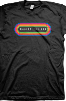 Rainbow Logo Modern English T-Shirt