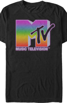 Rainbow Logo MTV Shirt