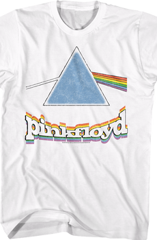 Rainbow Prism Dark Side of the Moon Pink Floyd T-Shirt