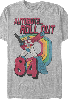 Rainbow Roll Out Transformers T-Shirt