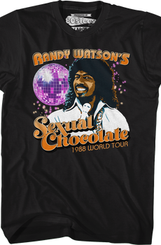 Randy Watson's Sexual Chocolate 1988 World Tour T-Shirt