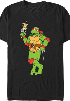 Raphael Pizza Slices Teenage Mutant Ninja Turtles T-Shirt