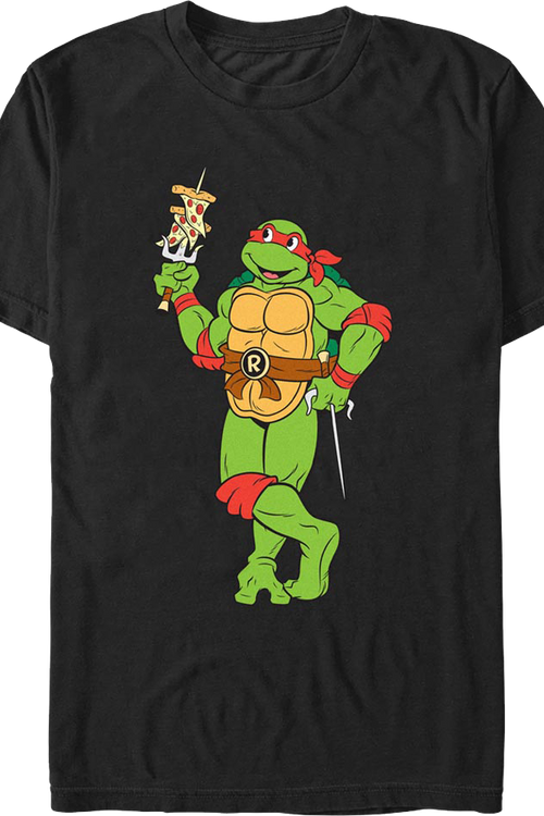 Raphael Pizza Slices Teenage Mutant Ninja Turtles T-Shirtmain product image