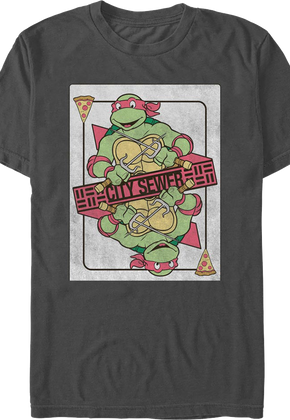 Raphael Playing Card Teenage Mutant Ninja Turtles T-Shirt