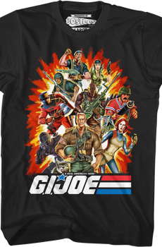 Real American Heroes Group GI Joe T-Shirt