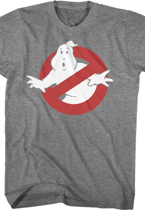 Graphite Ghostbusters Logo T-Shirt