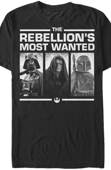 Rebellion's Most Wanted Star Wars T-Shirt