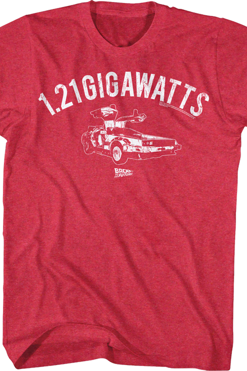 Red 1.21 Gigawatts T-Shirtmain product image