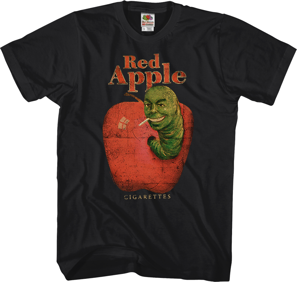 Red Apple Cigarettes Pulp Fiction T-Shirt: Pulp Fiction Mens T-Shirt