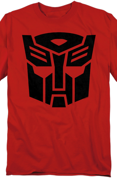 Red Autobot Logo Transformers T-Shirt