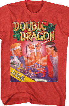 Red Box Art Double Dragon T-Shirt