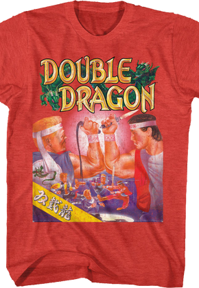 Red Box Art Double Dragon T-Shirt