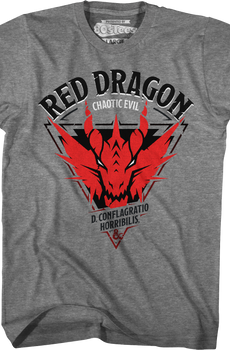 Red Dragon D. Confligratio Horribilis Dungeons & Dragons T-Shirt