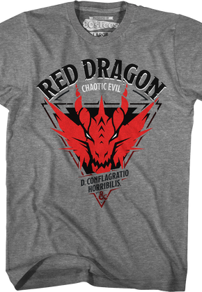 Red Dragon D. Confligratio Horribilis Dungeons & Dragons T-Shirt