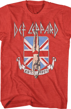 Red Est. 1977 Def Leppard T-Shirt