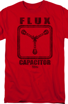 Red Flux Capacitor Back To The Future T-Shirt