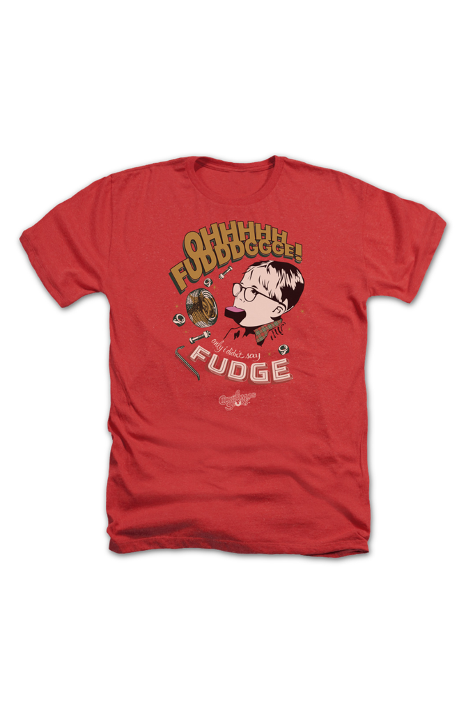 T-shirt A Christmas Story 'Oh Fudge' - Taille M Homme, Noir, 100% Coton, Neuf Avec étiquette