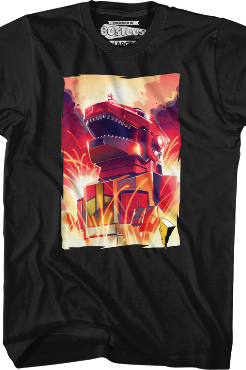 Red Ranger Dinozord Mighty Morphin Power Rangers T-Shirtmain product image