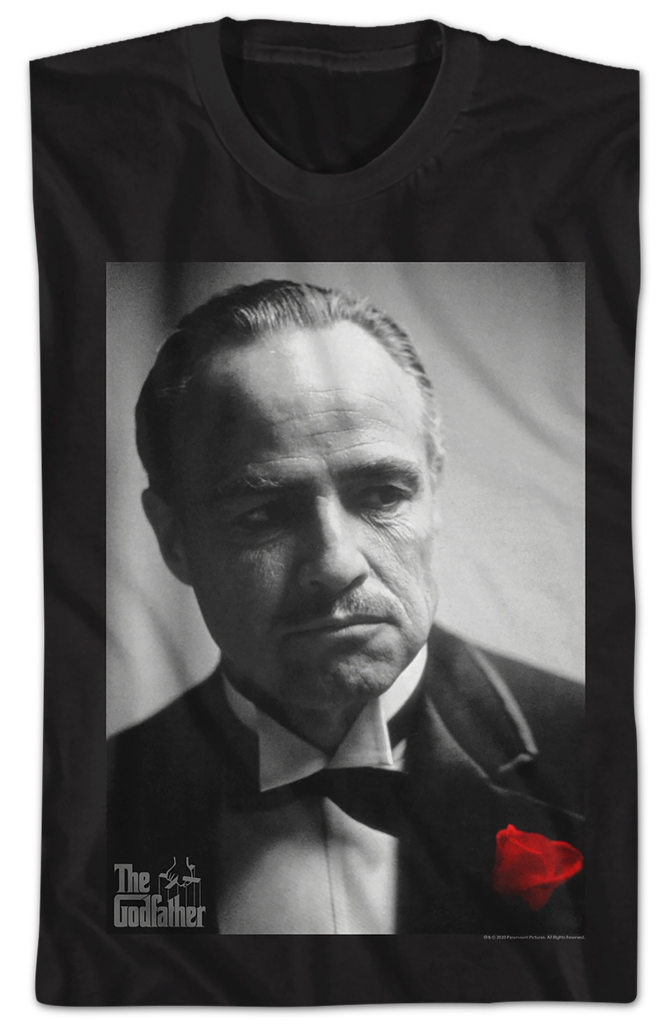 Red Rose The Godfather T-Shirt
