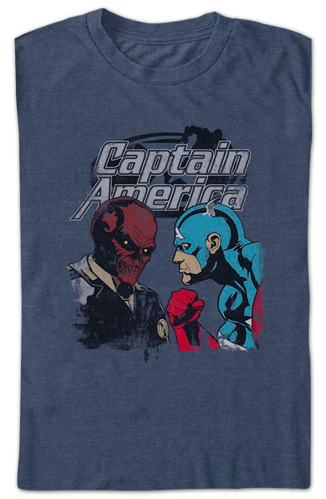 Red Skull Captain America Marvel Comics T-Shirt