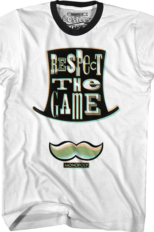 Respect The Game Monopoly Ringer Shirtmain product image