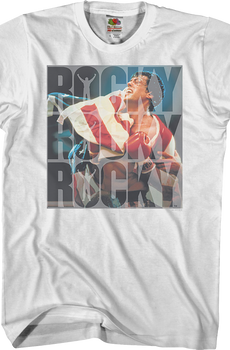 Repeated Logo Rocky T-Shirt