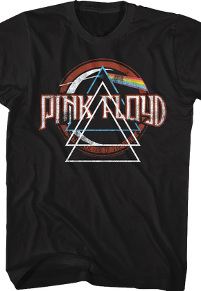 Repeated Prism Dark Side of the Moon Pink Floyd T-Shirt