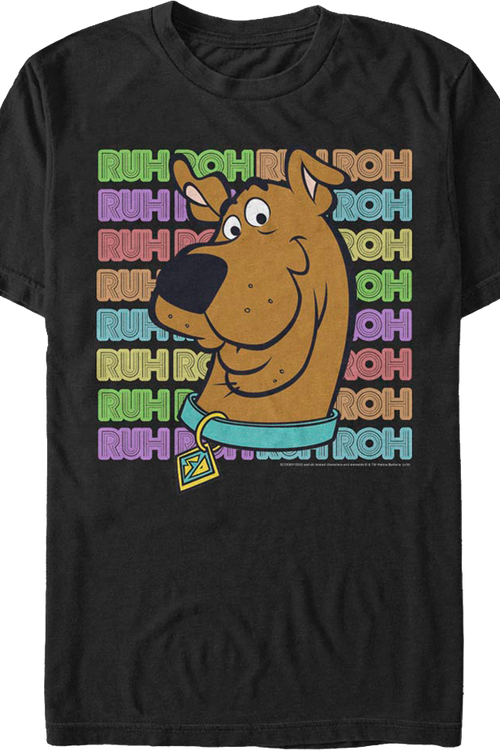Repeating Ruh Roh Scooby-Doo T-Shirtmain product image