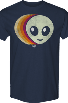 Retro Alien Face Emoji T-Shirt