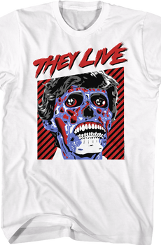 Retro Alien They Live T-Shirt