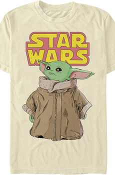 Retro Animated The Child The Mandalorian Star Wars T-Shirt