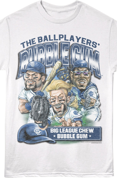 Retro Ballplayers' Bubble Gum Big League Chew T-Shirt