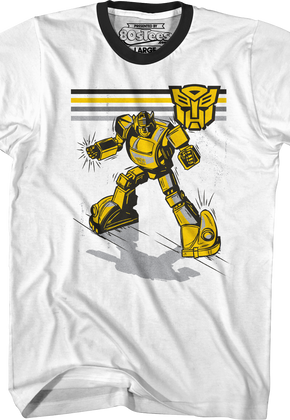 Retro Bumblebee Transformers Ringer Shirt