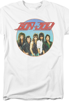 Retro Circle Bon Jovi T-Shirt