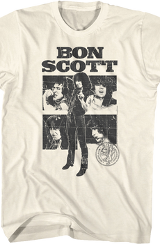 Retro Collage Bon Scott T-Shirt