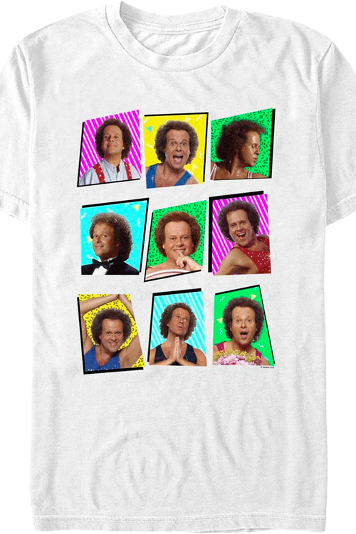 Retro Collage Richard Simmons T-Shirtmain product image