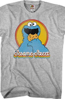 Retro Cookie Monster Sesame Street T-Shirt