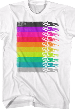 Retro DeLorean Colors Back To The Future T-Shirt