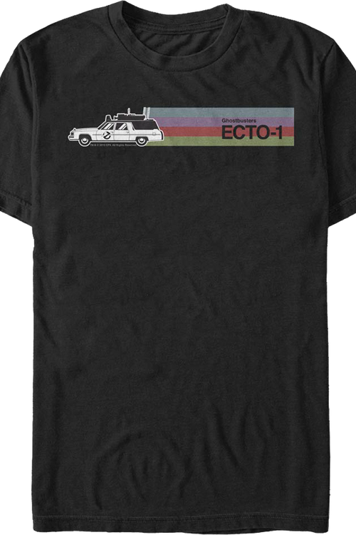 Retro Ecto-1 Ghostbusters T-Shirtmain product image