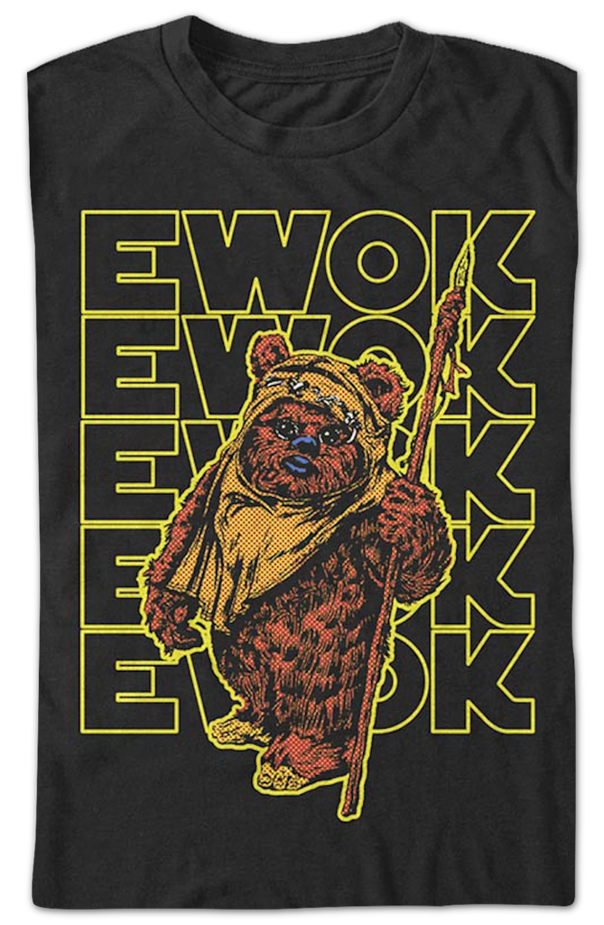Retro Ewok Star Wars T-Shirt